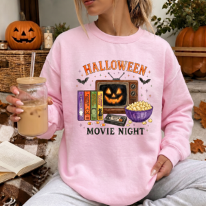 Halloween Movie Night Sweatshirt
